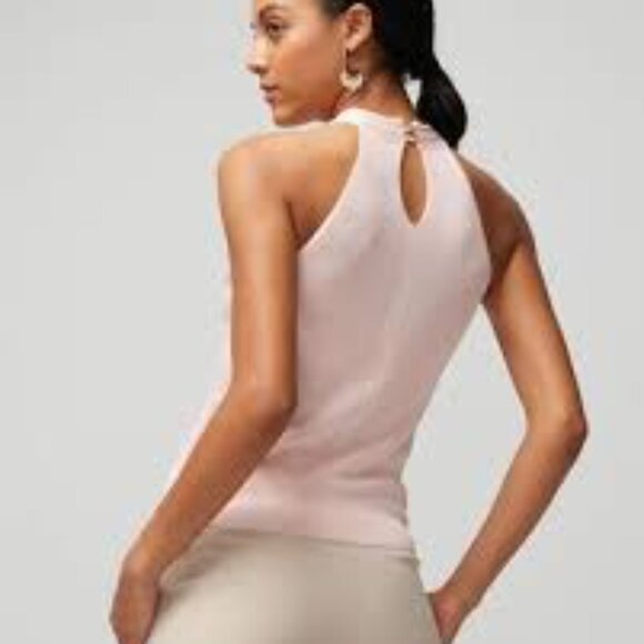 White House Black Market Blush Keyhole Tank Top - Picture 2 of 5